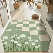Door Mat, Welcome Mat, Floor Mat, PVC, Non-Slip Floor Front Door Mat, Resist Dirt Carpet for Indoor Outdoor Easy to Clean