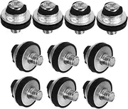 10pcs Mini Screws for Hard Drive Electrical Computer Stud Screws Shock Absorbing Easy Install for Repair Replacement