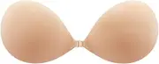 [MITALOO] Adhesive Bra Invisible Sticky Strapless Push up Backless Reusable Silicone Covering Nipple Bras