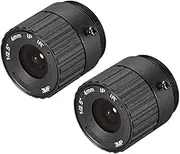 XYWHPGV 2 Pcs Camera Varifocal Lens 4mm Focal Length 3MP F1.4 1/3 Inch CS Mount for CCD Camera(beda4 a8edd 12958 dc4c0 60dc8 9934a
