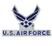 USAF AIR FORCE SYMBOL CUT OUT PATCH HAP ARNOLD VETERAN AIRMAN