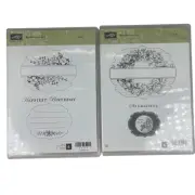 NEW Stampin' Up! Stamp Set Apothecary Art 6 Stamps Birthday Banner
