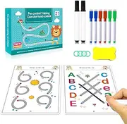 Scribble Smart Workbook Colorful Letter and Number Tracing Boards for Kids 2 to 10 Years
