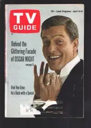 MAG: TV Guide 4/8/1967--Dick Van Dyke cover-Kentucky edition-VG