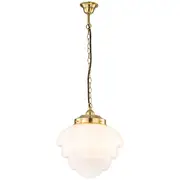 Fairfield Retro Chain Pendants Brass Lighting Art Deco Beehive Lights Inspirations