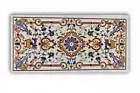 Rectangle Marble Reception Table Top Antique Design Inlay Work Dining Table