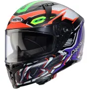 Avalon X Gurkha Black Purple Full Face Helmet
