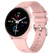 MX1 Smart Watch Men Women 1.28 Inch Blood Pressure Heart Rate Monitor Sports Bracelet Wristband - Pink