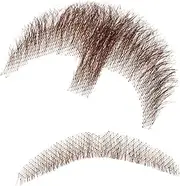 Fake Beard Props Authentic and Beard Kit for Men Movie Props Masquerade Costumes Light Brown