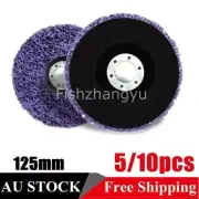 5/10PCS 125mm POLY STRIP DISC WHEEL PAINT RUST REMOVAL CLEAN ANGLE GRINDER HOT