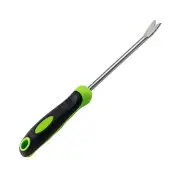 1 Pieces Hand Weed Puller Tool, Stainless Steel Pronged Garden Weed Remover T...