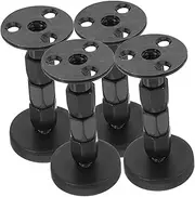 CRILSTYLEO Adjustable Bed Frame Stabilizers 4 Pcs Headboard Retainer Bed Stabilizer Noise Reduction Wall-Safe Versatile for Furniture