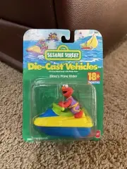Vintage 1999 SESAME STREET DIECAST Vehicles ELMO'S WAVE RIDER FISHER PRICE NEW