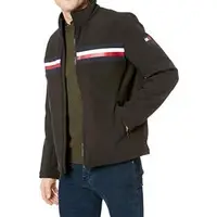 在飛比找森森購物網優惠-Tommy Hilfiger 2019男時尚立領柔軟黑色運動