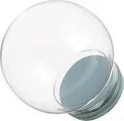 Glass Snow Globe Kit with Base for Home Office Decoration Build Your Own Snow Globes Clear Snow Globe DIY Supplies for Kids and Adults