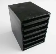 Hobbyist Miniature SIX DRAWER STORAGE CABINET 5" Tall 5" Deep 3 7/8" Wide