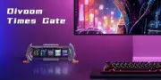 Divoom Times Gate - Cyberpunk Gaming Setup Digital Clock with Smart APP Control,