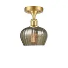 Innovations 96-LED Fenton 1 Light Semi-Flush, S Gold/Mercury - 516-1C-SG-G96-LED