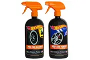 Hot Wheels 590ml Pro Tire Shine & Pro Tire Finish Car Cleaner Spray Combo
