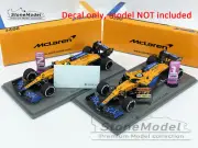 Decal for 1:43 Mclaren F1 MCL35M Italy 2021 Norris Ricciardo MINICHAMPS & Spark