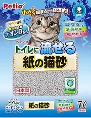 Petio Deon D Flushable Wood Cat Litter for System Cat Litter Box 7 Liter