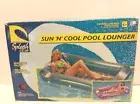 Vintage Inflatable Pool Float Adult Pool Floaties Lounger Purple 77" x 48 Raft