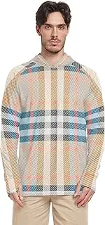 [Caihoyu] Mens Hooded Sun Shirt Long Sleeve UPF 50 Quick Dry Men's UV Protection Hooded Beach Shirt
