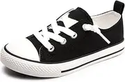[BENEKER] Boy Girls Canvas Shoes Slip on Sneakers Comfort Casual Walking Shoes for Little Kid Big Kid