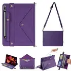 For Samsung Galaxy Tab S9 FE Plus 12.4 Handbag Folio Stand Crossbody Wallet Case