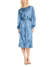 Luxely Belted Midi Dress