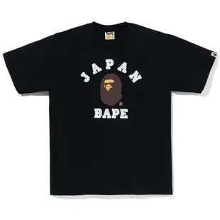 A Bathing Ape BAPE CITY TEE JAPAN COLLEGEE TEE 短T (黑色) 化學原宿