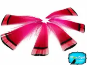 1 DOZEN - HOT PINK Golden Pheasant Tippet Feather