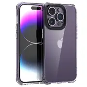 F9 For iPhone 15 Pro Max Back Case Glossy High Transparency PC+TPU Drop Proof Phone Cover