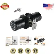 Versatile Electronic Door Knob with Auto Lock & Backlight Keypad for Easy Use