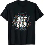 [X.Style] Happy International Dot Day 2022 Polka Dot Kids Toddler Boys ds765 T-Shirt (3XL) Black