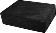 Frediuo Turntable Dust Cover Protector for Most Standard Turntables Stretch Vinyl Record Player Cover Turntable Sleeve for Bedroom , Black