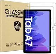 [2 Pack] ProCase Galaxy Tab A7 10.4 Screen Protector 2022 2020 (SM-T503/T500/T505/T507), Tempered Glass Screen Film Guard for 10.4 Inch Galaxy Tab A7 Tablet