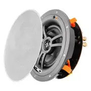 6.5" In-Ceiling Speaker 120W, Quick EZ Mounting, High-Performance Sound – Single
