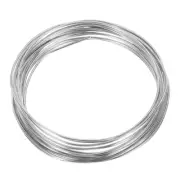 1pcs 14 Gauge 5m Craft Wire Beading Wire for Jewelry Making DIY(K-Silver)