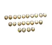 WHOLESALE 11PR 925 SOLID STERLING SILVER CUT SMOKY QUARTZ STUD EARRING LOT n590