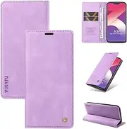 Ttianfa Compatible for Google Pixel 7 Wallet Case with Card Holder, PU Folio Leather Magnetic Phone Case Shockproof Kickstand Cover for Women Men-Purple