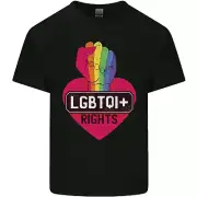 LGBTQI+ Rights Gay Pride Awareness LGBT Mens Cotton T-Shirt Tee Top