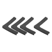 Window Corner Edge Protectors, 4Pack Standard Lace Style 70mmX15mm Black