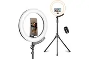 Newest 12 Inch Ring Light with 62 Inch Tripod Stand and Magnetic Phone Holder