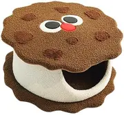 STARTIST Cookie Cat Bed Soft Snooze Kennel Cat Hideaway for Pomeranian Hamster Poodle