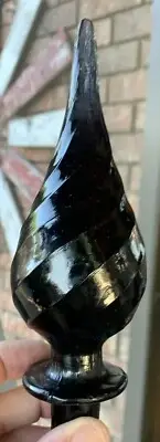 Empoli Genie Bottle Stopper Replacement SPIRAL BLACK/GREY 7.5” RESIN