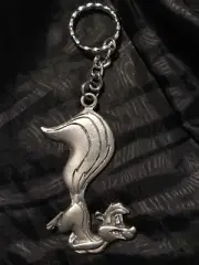 Pepe Le Pew Looney Tunes French Skunk Pewter Keychain