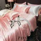 4pcs Mulberry Silk Bedding Set Duvet Cover/flat Bed Sheet Pillowcase Comfort Set