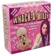 Whack-A-Willy Inflatable - Hit Him Where it HURTS! ~ Gag Joke Adult Punch Bag