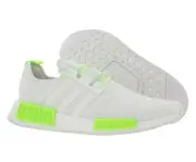 Adidas NMD R1 Mens Shoes Size 11.5, Color: Crystal White/Cloud White/Solar Green